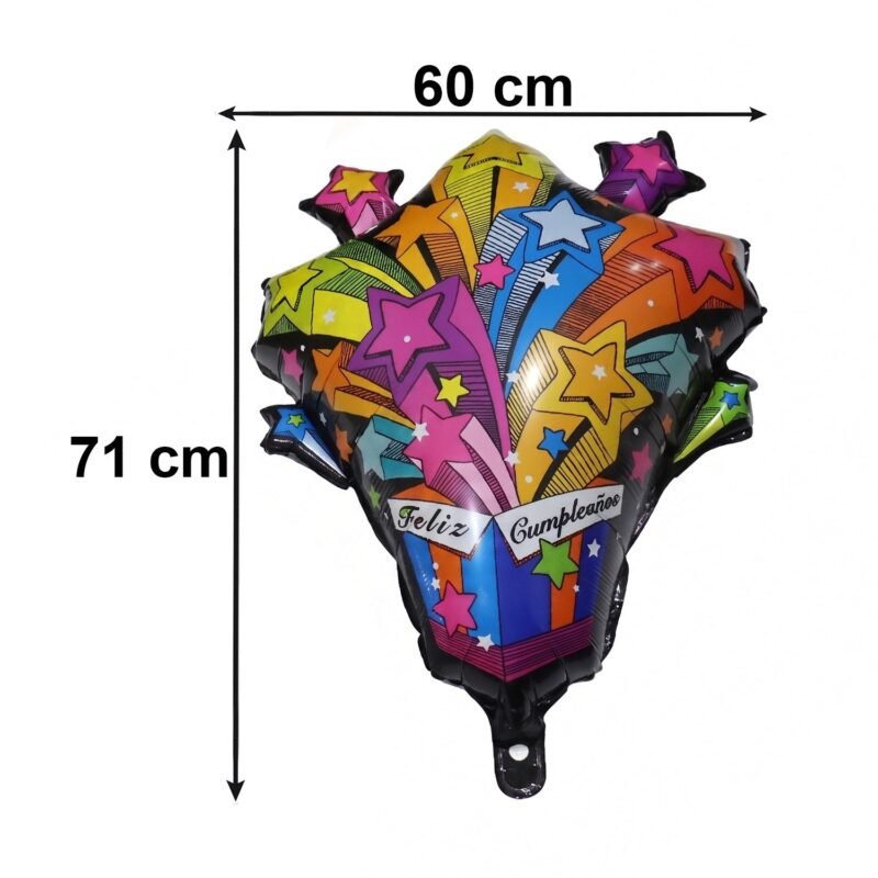 Feliz Dia Celebration Foil Balloon � Vibrant Party Decor