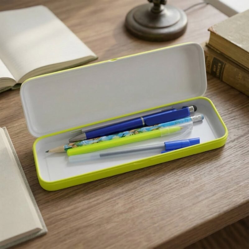 Cartoon-themed Metal Pencil Box – Cute & Durable School Storage