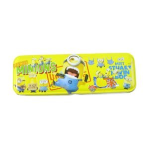 Cartoon-themed Metal Pencil Box – Cute & Durable School Storage