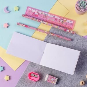 Cartoon Stationery Gift Set � Complete Kids School Supplies with Unicorn Design