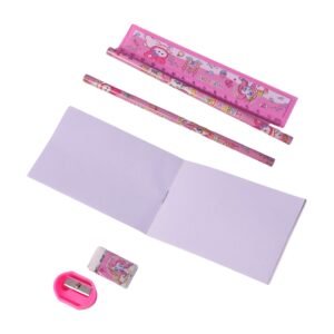 Cartoon Stationery Gift Set � Complete Kids School Supplies with Unicorn Design