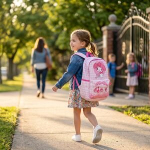 Kids Backpack � Adorable My Melody Design with Bow & Bunny