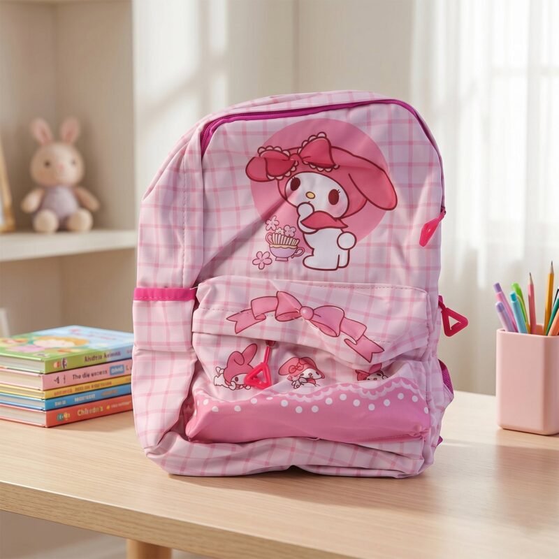 Kids Backpack � Adorable My Melody Design with Bow & Bunny