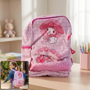 Kids Backpack � Adorable My Melody Design with Bow & Bunny