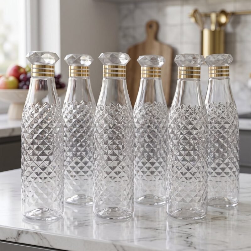 Water Bottle Set � Stylish 1000ml Capacity for Daily Use