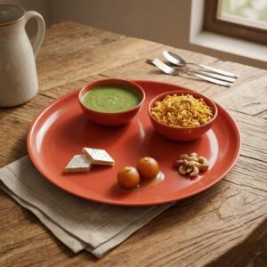 plateandbowl-03.jpg Multipurpose Serving Plate and Bowl Set – Durable & Stylish for Daily Use