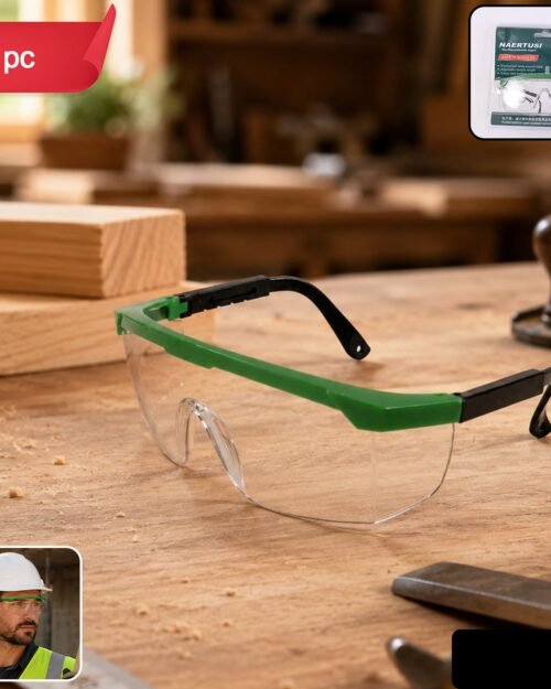 Adjustable Safety Goggles � Impact-Resistant Polycarbonate Lens for Workplace & Outdoor