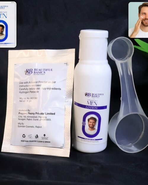 Men's Skin Brightening Bleach Cream Kit – Quick Natural Glow