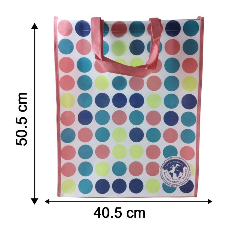 shoppingtotebag02-size.jpg Carry Hand Bag � Spacious, Reusable & Eco-friendly Design