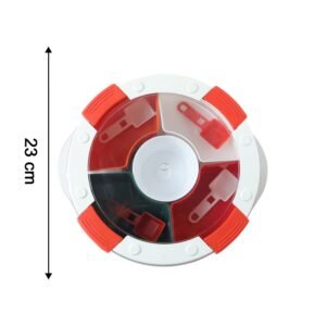 size_d90bdf25-5ed3-4d8f-8699-c70aee7b9061.jpg Plastic 5-compartment Spice Storage Box – Easy Kitchen Organization