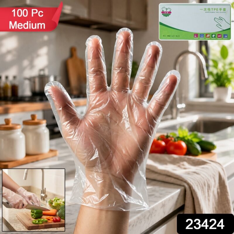 sku_40dd180b-eb06-4966-b12a-523bb8f40132.jpg Disposable Plastic Gloves � Hygienic & Single Use for Kitchen & Cleaning