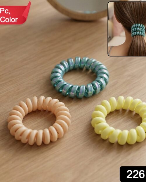 Spiral Coil Hair Band – Strong No-Crease Styling Accessory