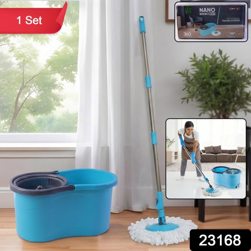 360 Degree Spin Mop � Effortless Floor Cleaning with Adjustable Handle