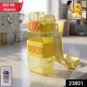 Kids Water Bottle � Leakproof Straw & Portable Carry Strap
