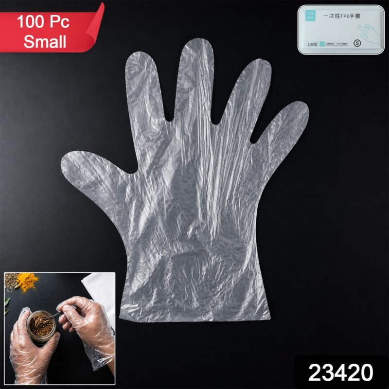 sku_72b39caf-a802-4e4d-906e-752a06b1ee75.jpg Disposable Plastic Gloves � Pack of 100 for Kitchen & Food Handling
