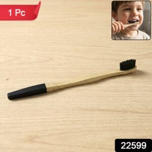 Bamboo Toothbrush – Eco-Friendly & Soft Charcoal Bristles