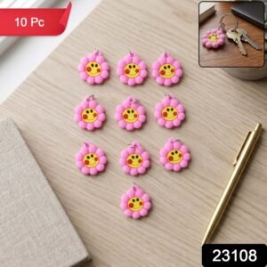 Keychain for Kids | Cute Floral Smileys & Long-lasting Durability