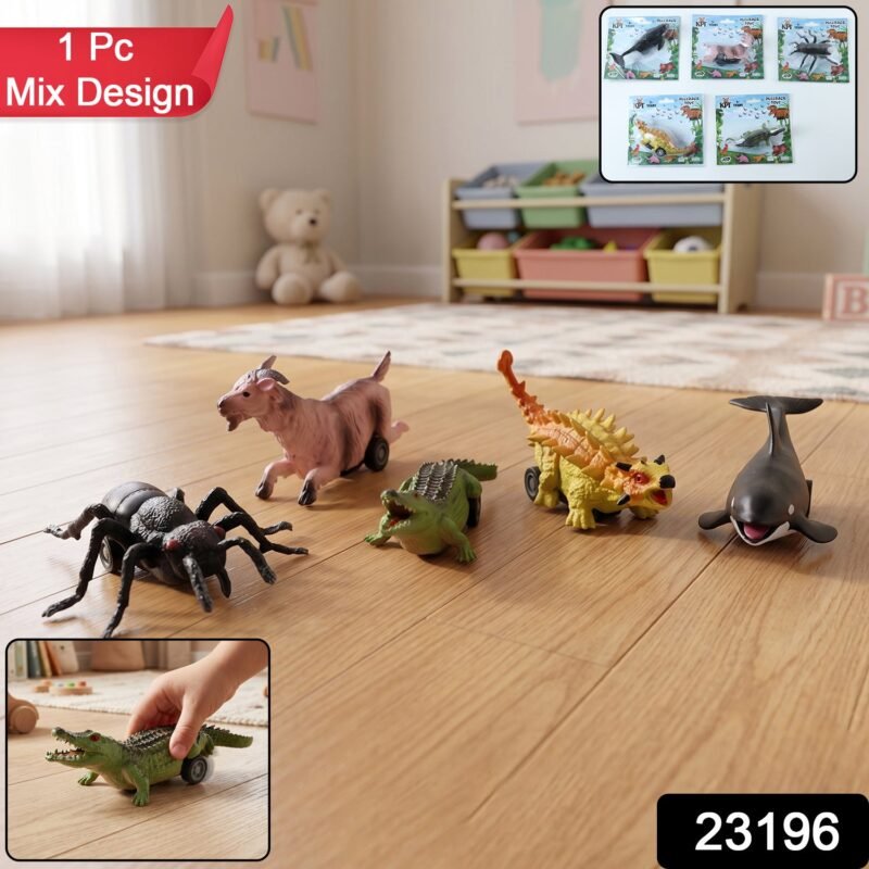 Kids Animal Pull Back Toy � Fun Rolling Motion & Imaginative Play