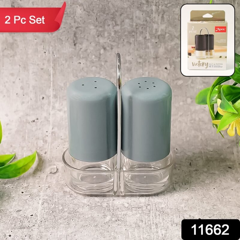 Salt & Pepper Dispenser Set – Precise Acrylic Seasoning Shakers