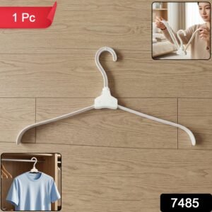 Foldable Plastic Clothes Hanger – Space Saving & Travel Friendly