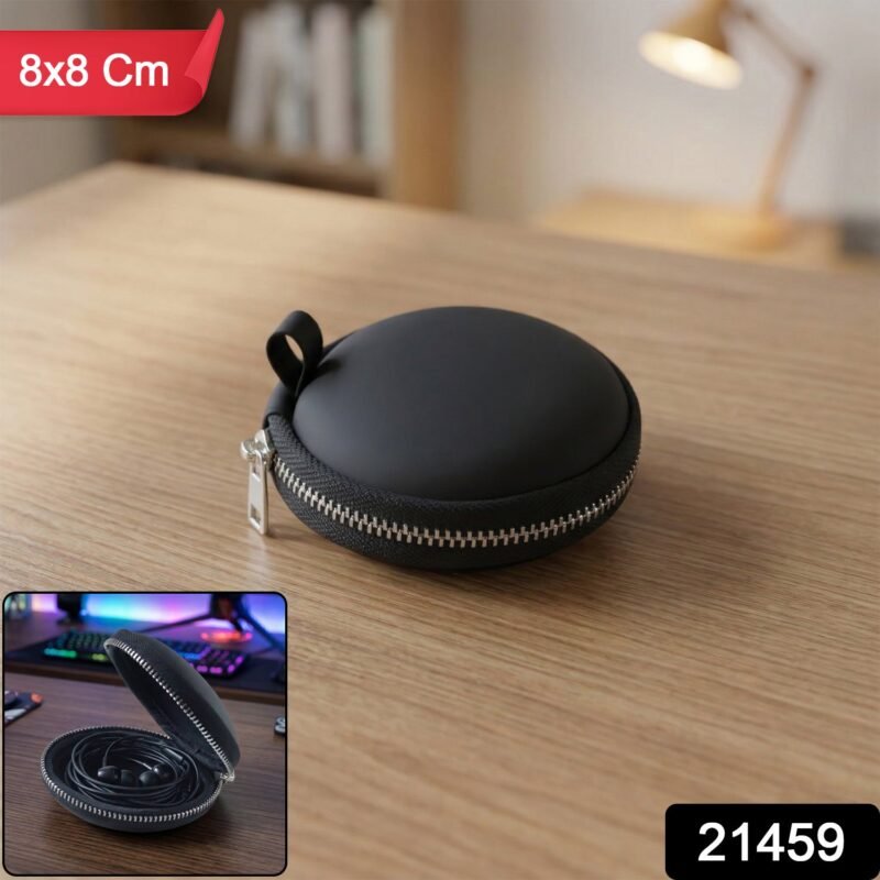 sku_aa2988d8-15de-49c6-883f-ef8cebbc19a0.jpg Earphone Carrying Case – Compact Hard Shell with Zipper Closure