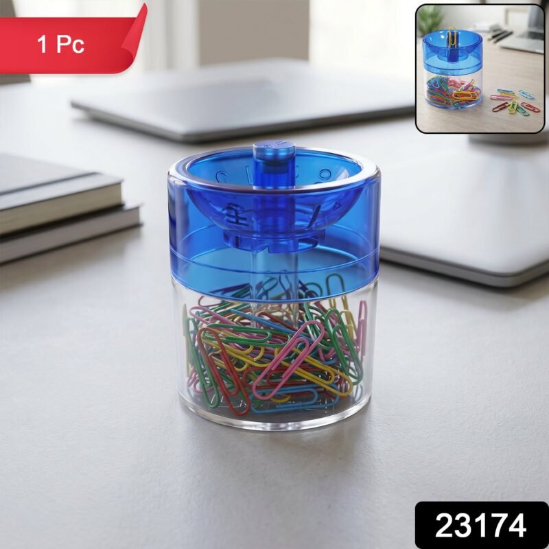 sku_ad4ca45d-f0d8-4b74-b978-6b8698d38cd9.jpg Magnetic Pin & Paper Clip Dispenser � Compact Desk Organizer for Office & Home