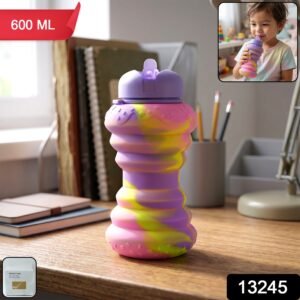 Foldable Silicone Sports Water Bottle � Compact & Leak-proof Design