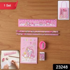 Cartoon Stationery Gift Set � Complete Kids School Supplies with Unicorn Design