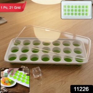 Plastic Ice Cube Tray – Multipurpose with Lid for Easy Freezing