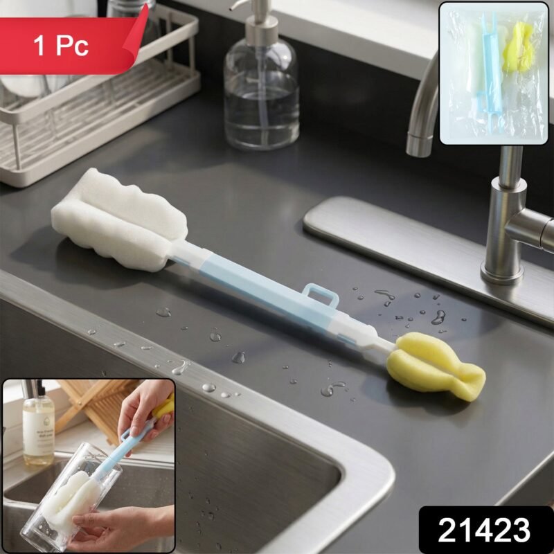 sku_ea842b52-1f71-46fa-b367-3a70094a926d.jpg Multipurpose Bottle Cleaning Brush – Long Handle Soft Sponge for Easy Reach