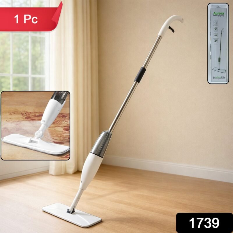 sku_f56d7e69-d53c-4b5c-820a-a2dadb3dee31.jpg Multipurpose Spray Flat Mop – Easy Handle & Reusable Microfiber Pad