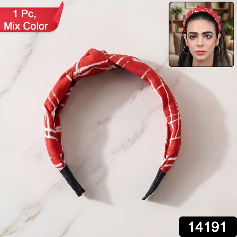 Printed Knot Hairband � Stylish & Comfortable for Women