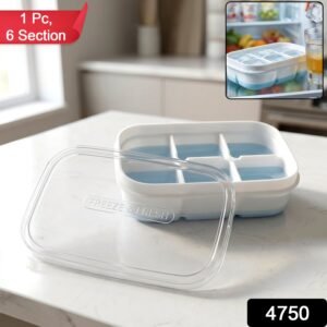 sku_fc58fac2-2044-4a64-bbeb-72af013294a7.jpg Mini Plastic 6-Cavity Ice Cube Tray � Space-Saving & Reusable