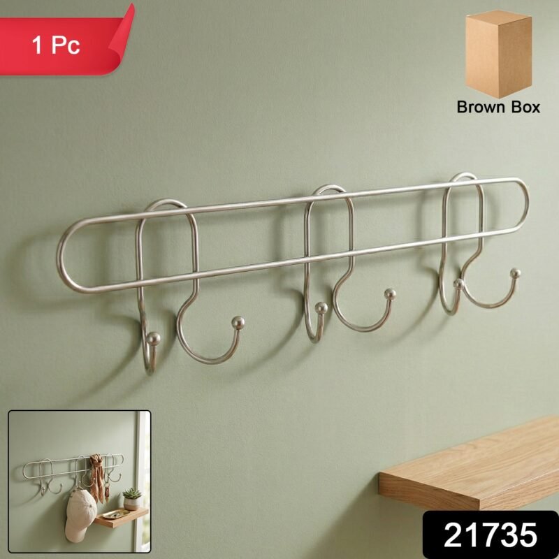 stainless-steel-Laddle-Hook01.jpg Wall Mounted Metal Hook Rack – Sleek & Heavy Duty Organizer