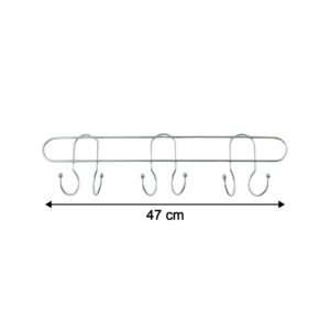 stainlesssteelLaddleHook07.jpg Wall Mounted Metal Hook Rack – Sleek & Heavy Duty Organizer
