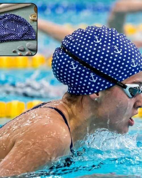 Stretchable Swimming Cap for Long Hair � Large, Comfortable Fit