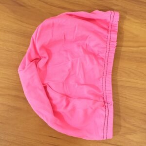 swimming-cap_2_-8.jpg Small Premium Stretchable Pink Swimming Cap � Comfortable Fit for Short Hair