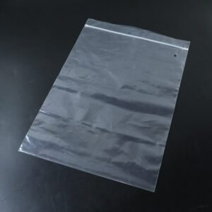 transparentZipLockPouches-02.jpg Plastic Zip Lock Bag – Reusable 33x23 cm for Secure Storage