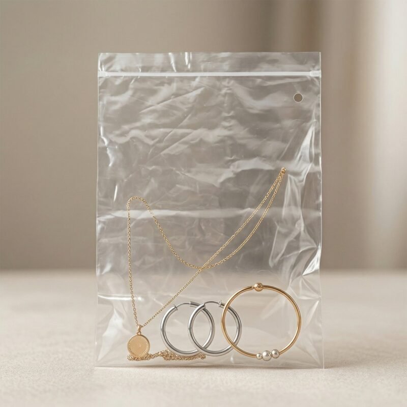 transparentZipLockPouches-03.jpg Plastic Zip Lock Bag – Reusable 33x23 cm for Secure Storage
