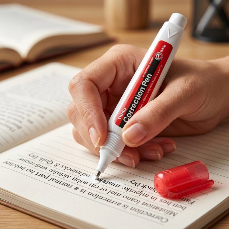 Correction Pen � Precise, Quick-Dry & Mess-Free for Clear Writing