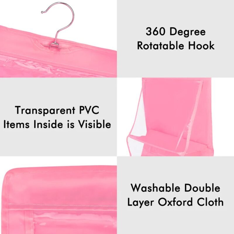 03_b30d053c-6311-4e6e-bcb6-9fdc1b67715f.jpg Hanging Purse Organizer – 6 Pockets Wardrobe Storage | Organivo