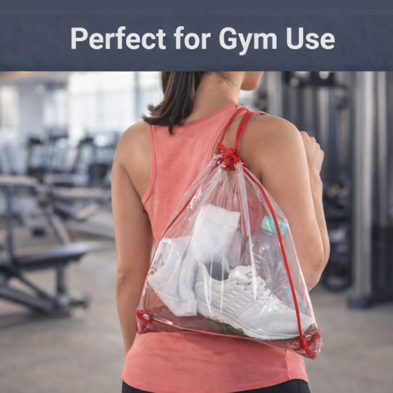 19389.png Clear Waterproof Stadium Bag – Gym & Travel Essentials | ClassiCarry