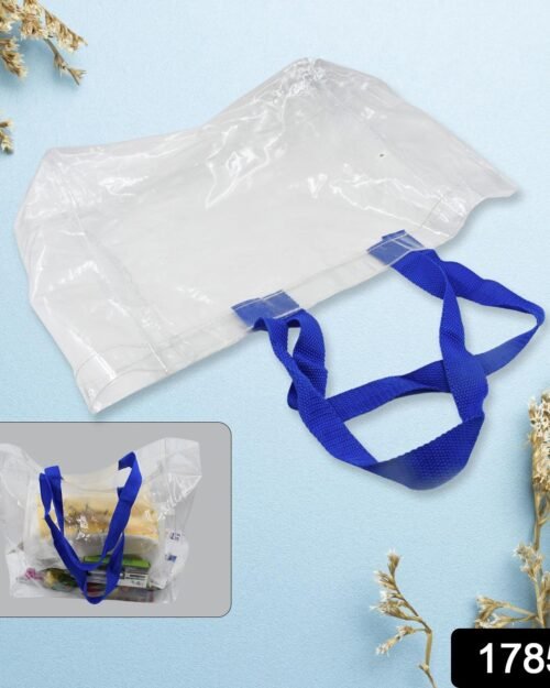 2_f8b78b87-6235-4695-864b-04d354b38b50.jpg Transparent Gift Bag – Large Reusable Carrier | Velvet Organizers