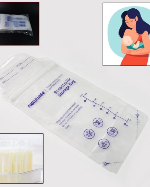 32323255.jpg Breastmilk Storage Bags � Double Zipper Seal 60 Pcs | FERVENT
