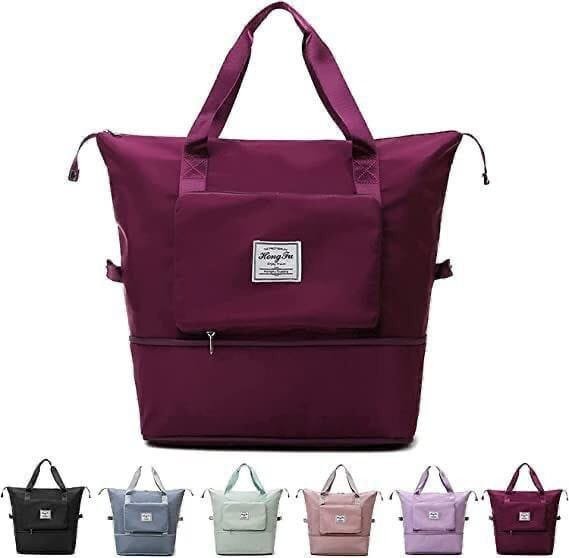 48b4b078-3cdd-4e86-8895-5c144223cc94.jpg Foldable Travel Bag – Expandable, Waterproof Weekender | FERVENT