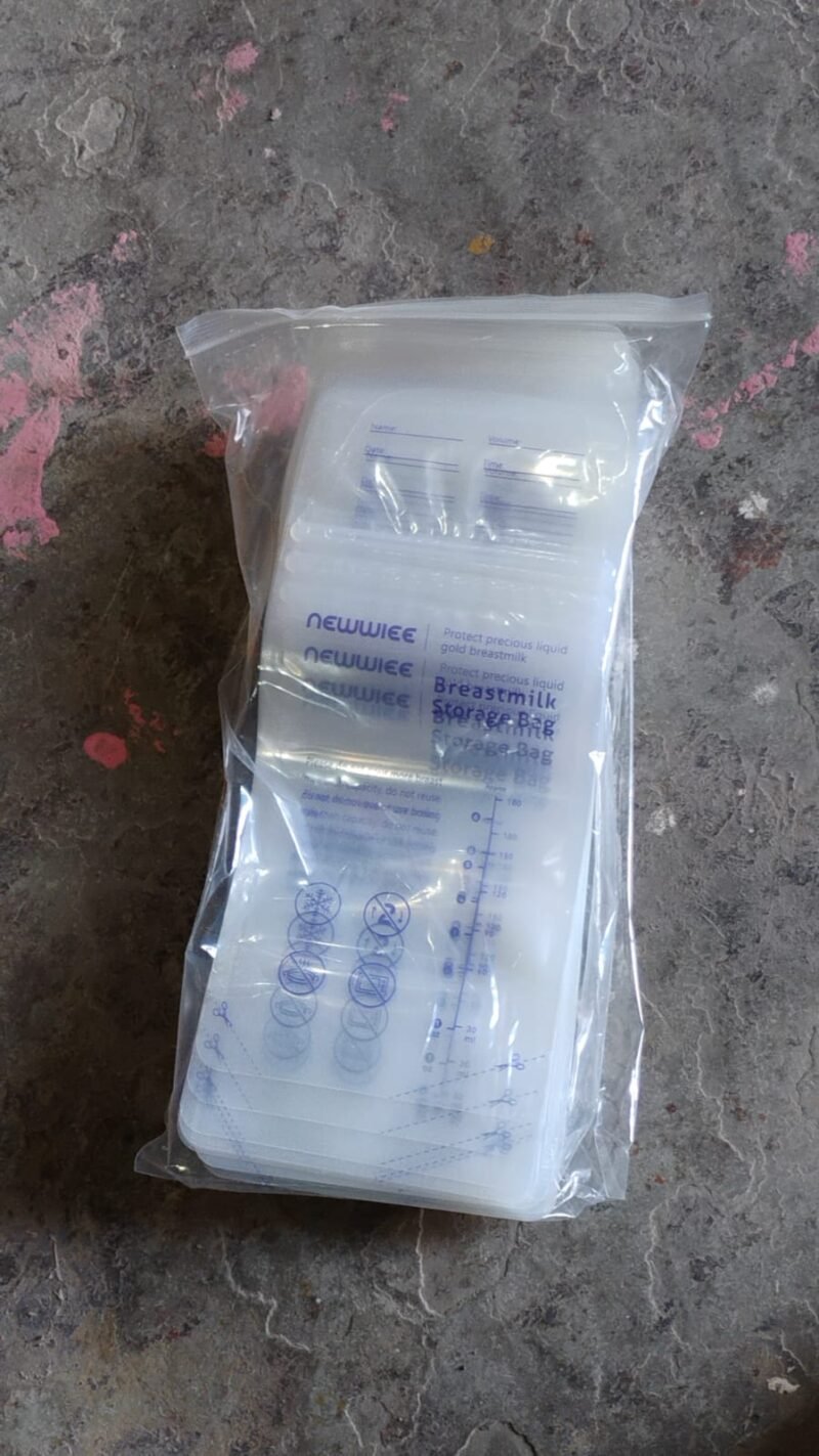 Breastmilk Storage Bags � Double Zipper Seal 60 Pcs | FERVENT