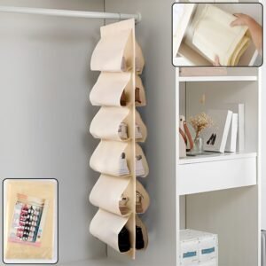 Hanging-shoe-organizer-01.jpg 12-Pocket Hanging Shoe Organizer – Space-Saving Durable Storage