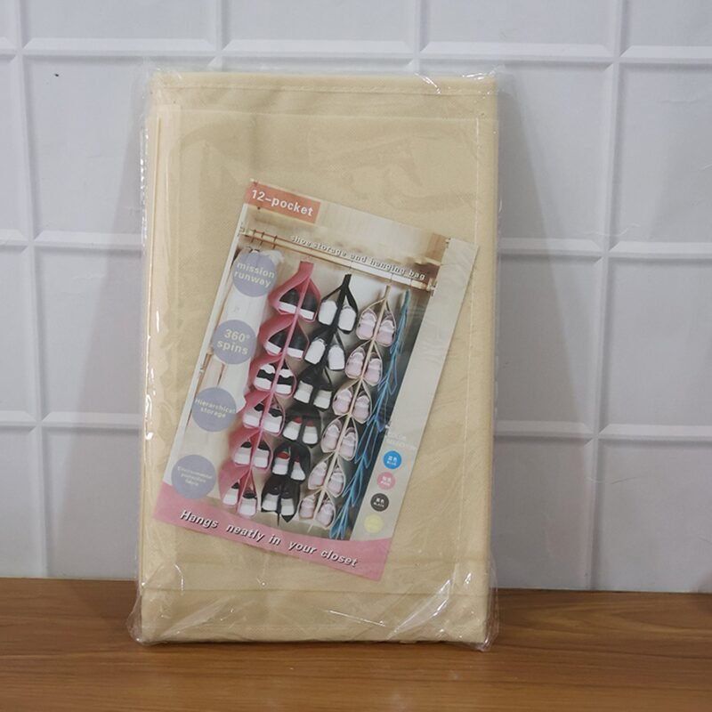 Hanging-shoe-organizer-08.jpg 12-Pocket Hanging Shoe Organizer – Space-Saving Durable Storage
