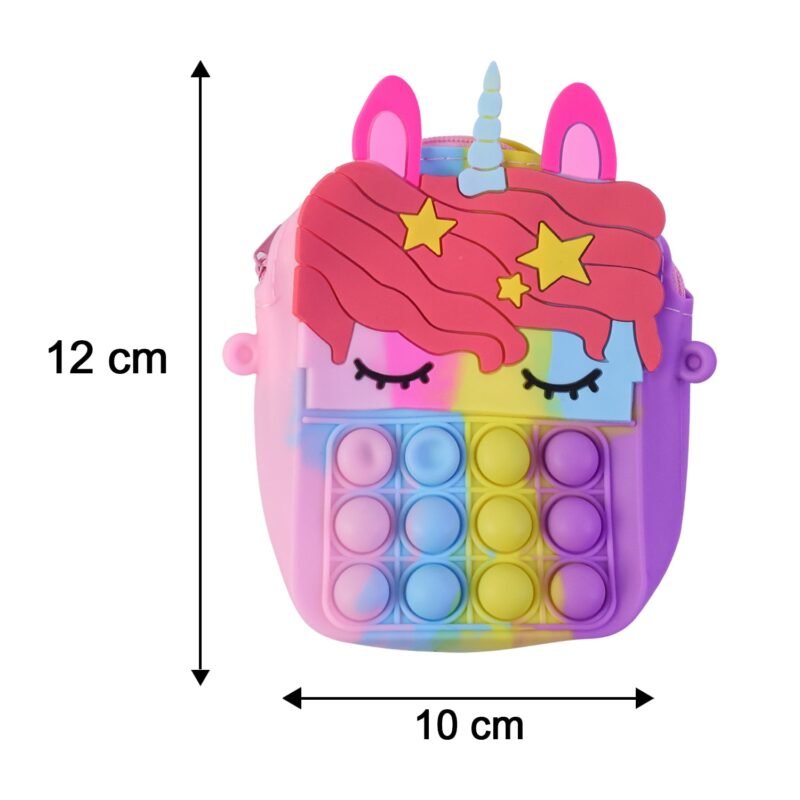 PopItkidsBag-size.jpg Kids Pop It Shoulder Bag – Fun Silicone Fidget Toy & Storage